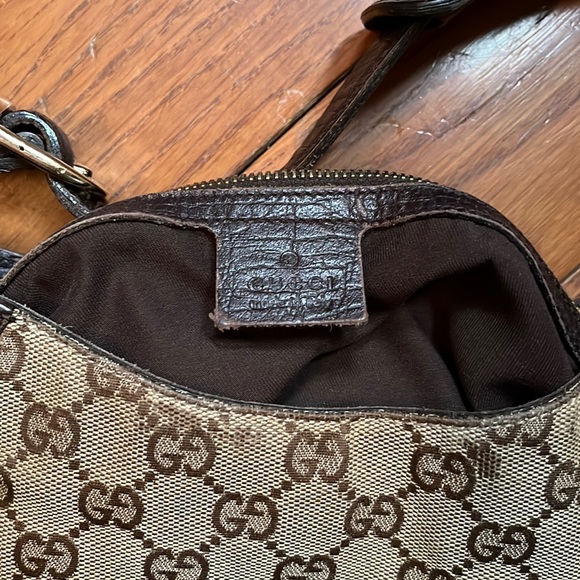 Gucci Horsebit Web Hasler brown shoulder bag - Picture 10 of 17